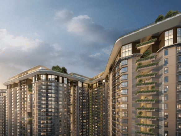 Bhartiya City Nikoo 5 high-rise residential towers in North Bangalore